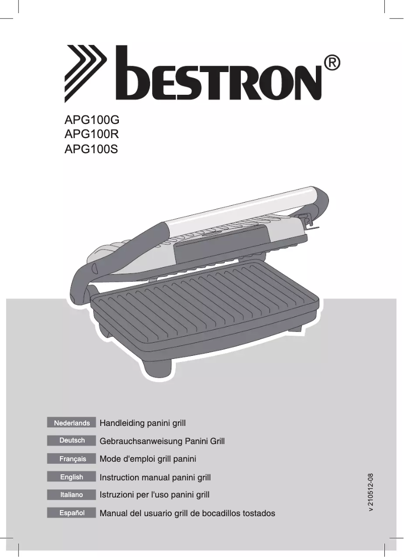 Imagen de la primera página del manual del dispositivo APG100G