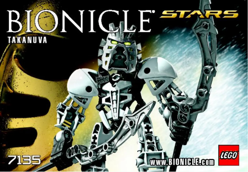 First page image of the manual for Bionicle 7135