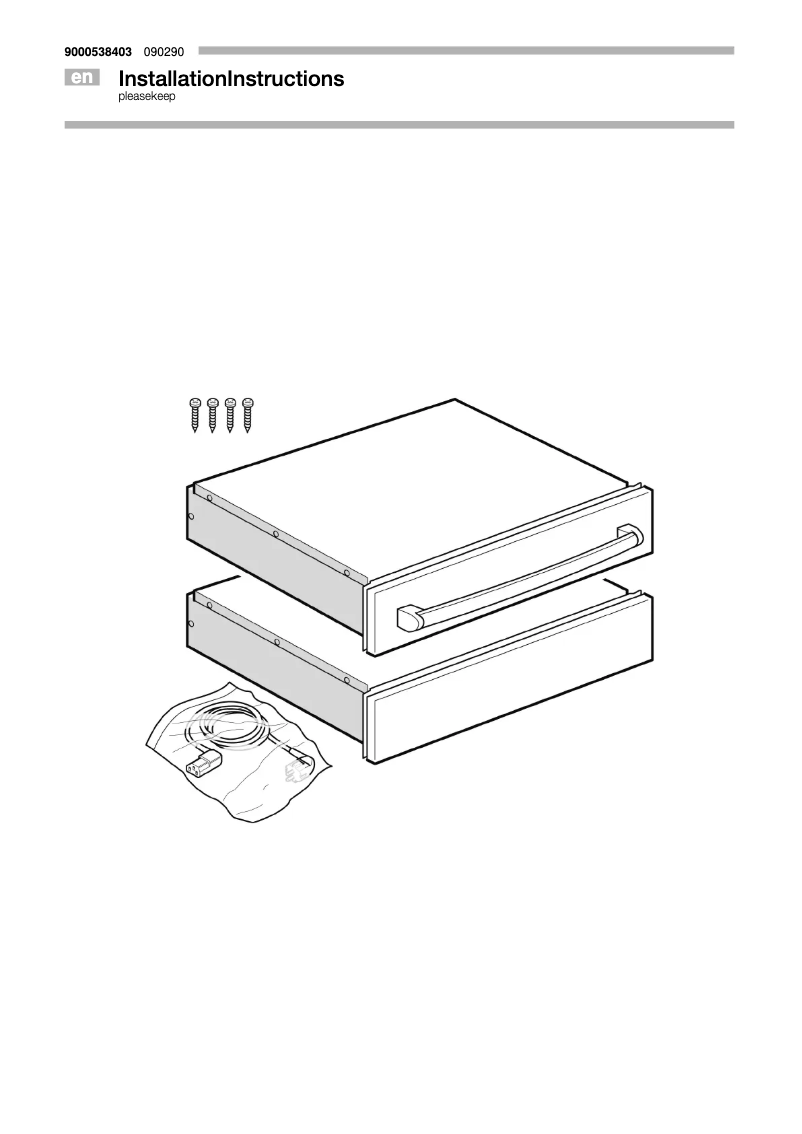 First page image of the manual for HSC140P21B