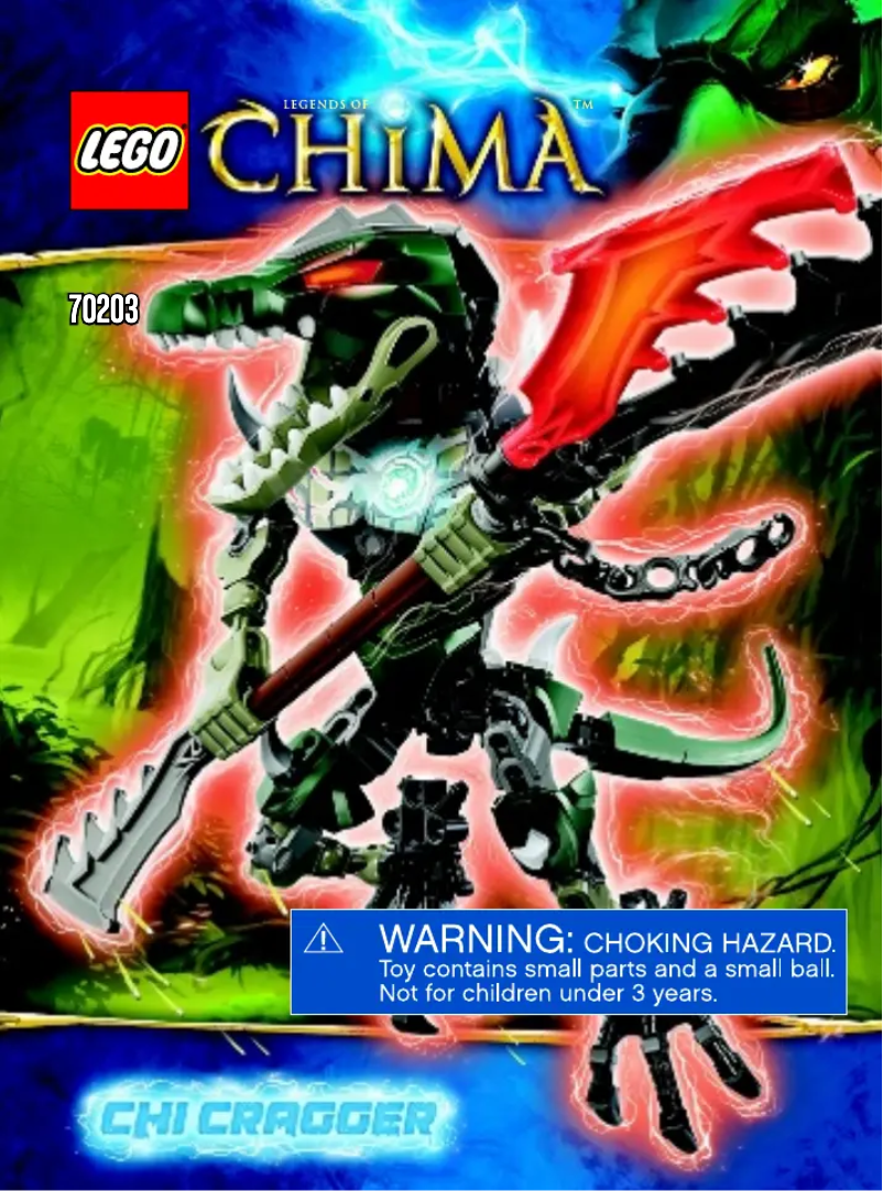 Page 1 de la notice Manuel utilisateur Lego Chima 70203