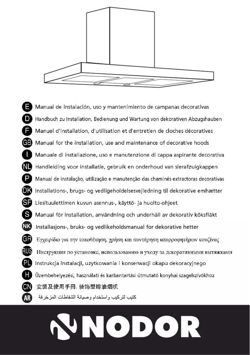 Page n°1 - Manuel utilisateur Nodor Nostrum 560 BK