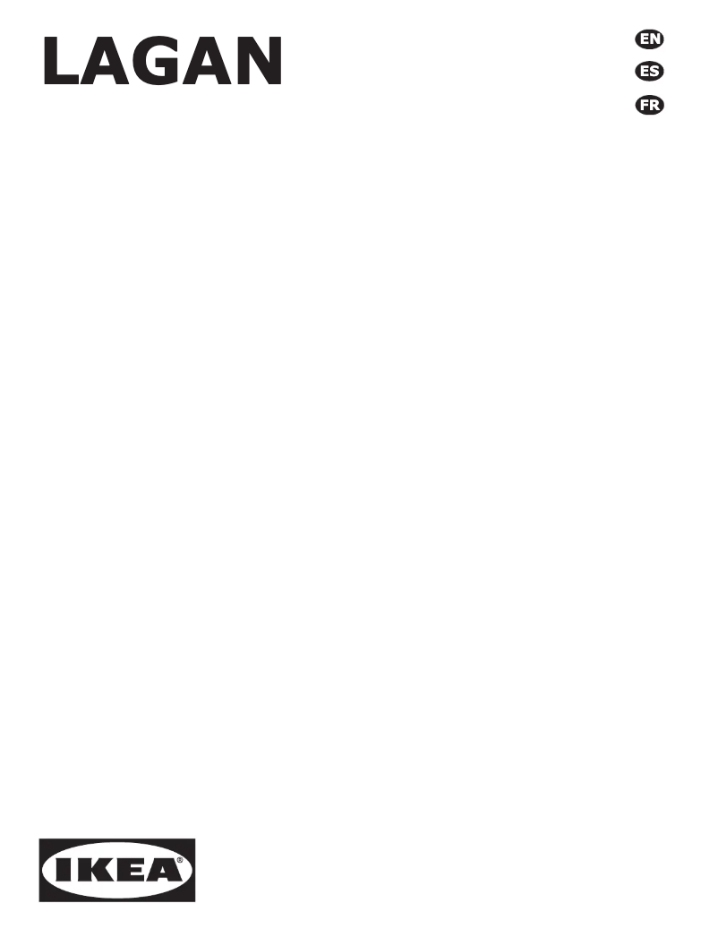 Page 1 de la notice Manuel utilisateur Ikea LAGAN 304.583.56