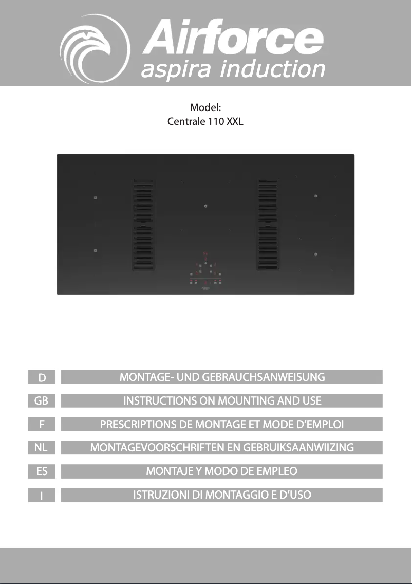 Page 1 de la notice Manuel utilisateur Airforce Centrale 110 XXL