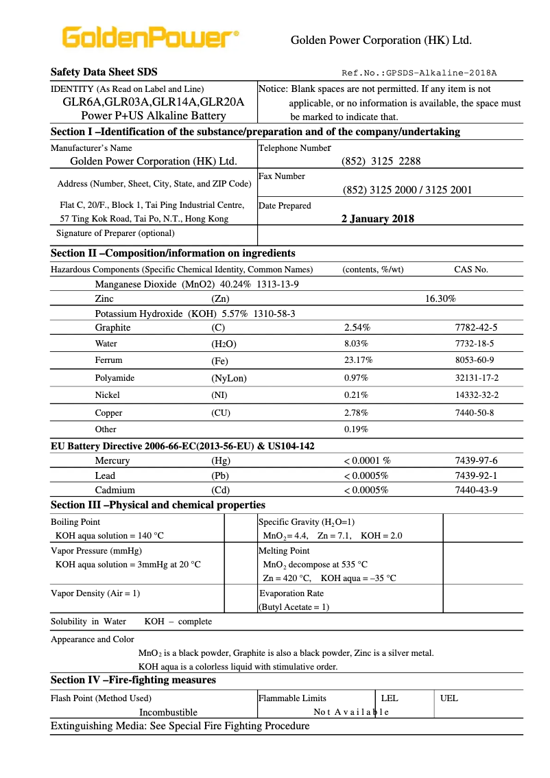 Page 1 de la notice Fiche technique Byron 10.025.58