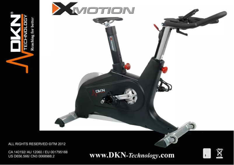 Page 1 de la notice Manuel utilisateur DKN X-Motion