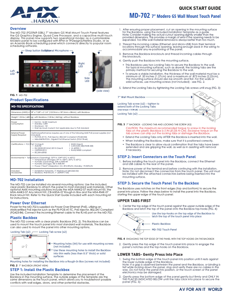 Image de la première page du manuel de l'appareil MD-702