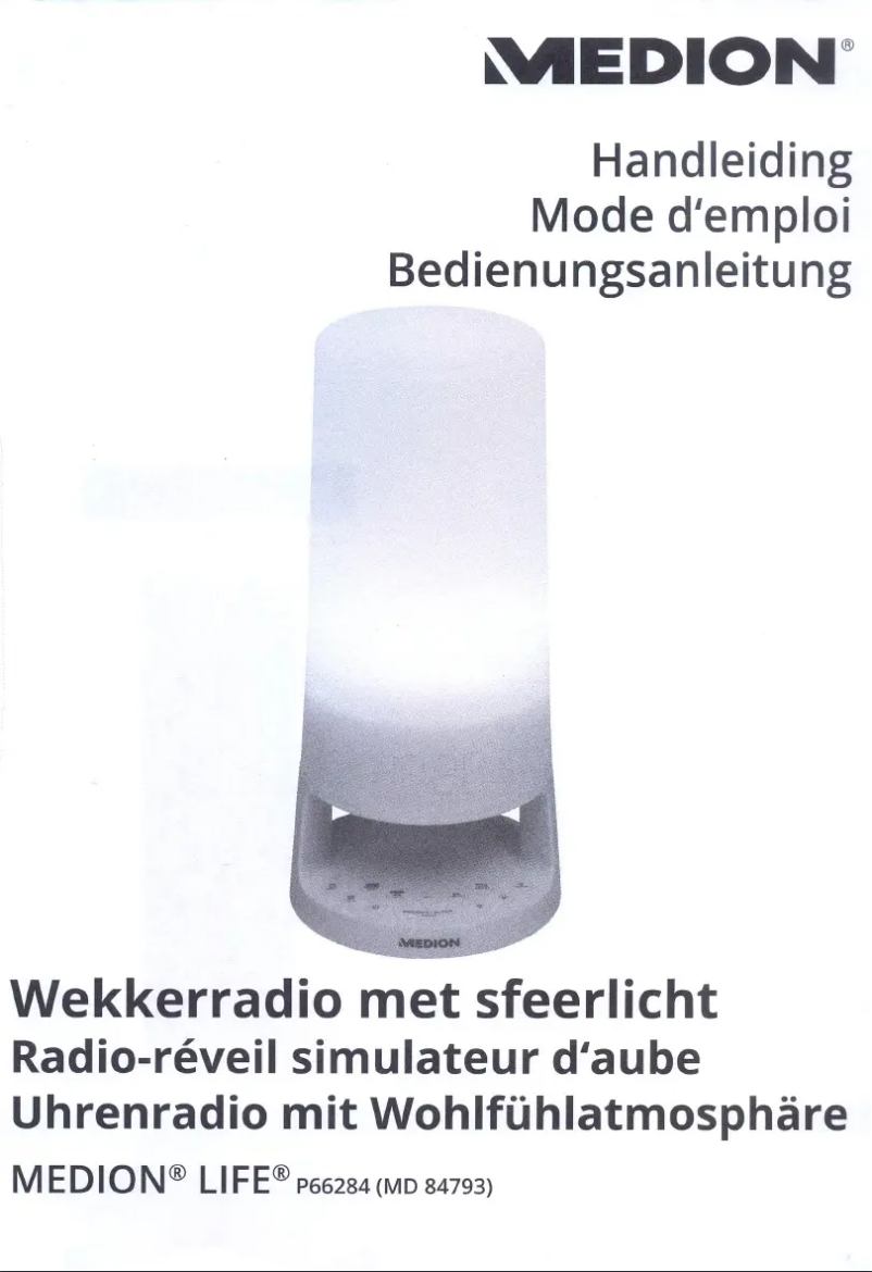 Page 1 de la notice Manuel utilisateur Medion P66284