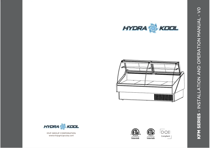 Page 1 de la notice Manuel utilisateur Hydra Kool KFM-SC-80-S