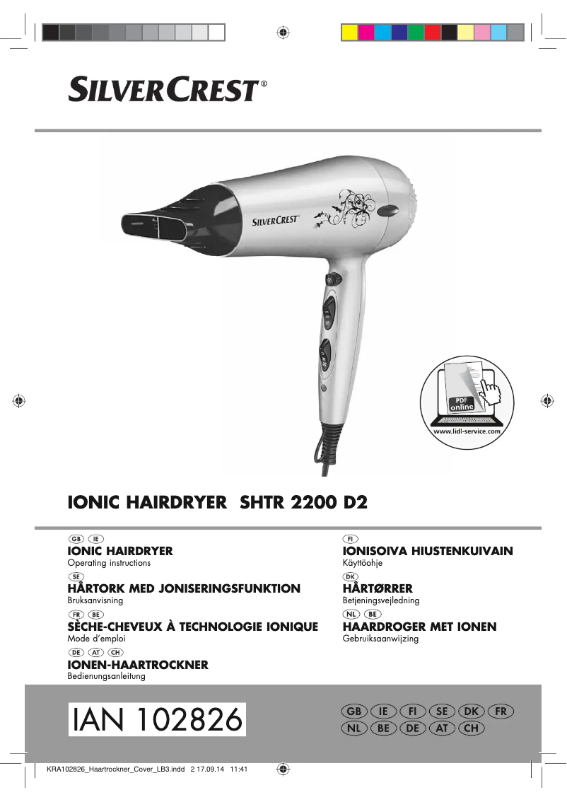 Page n°1 - Manuel utilisateur SilverCrest SHIP 2000 A1