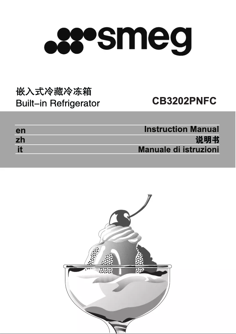 Page n°1 - Manuel utilisateur Smeg CB3202PNFC