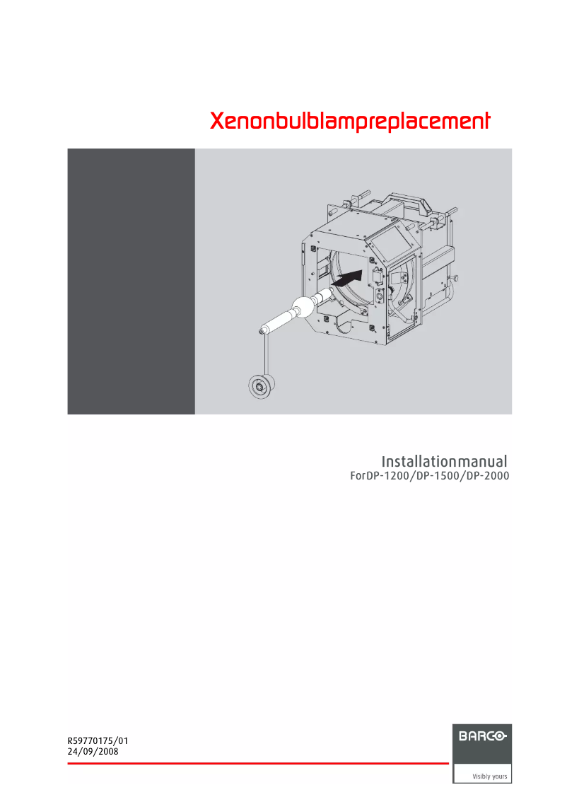 Image de la première page du manuel de l'appareil R9855977