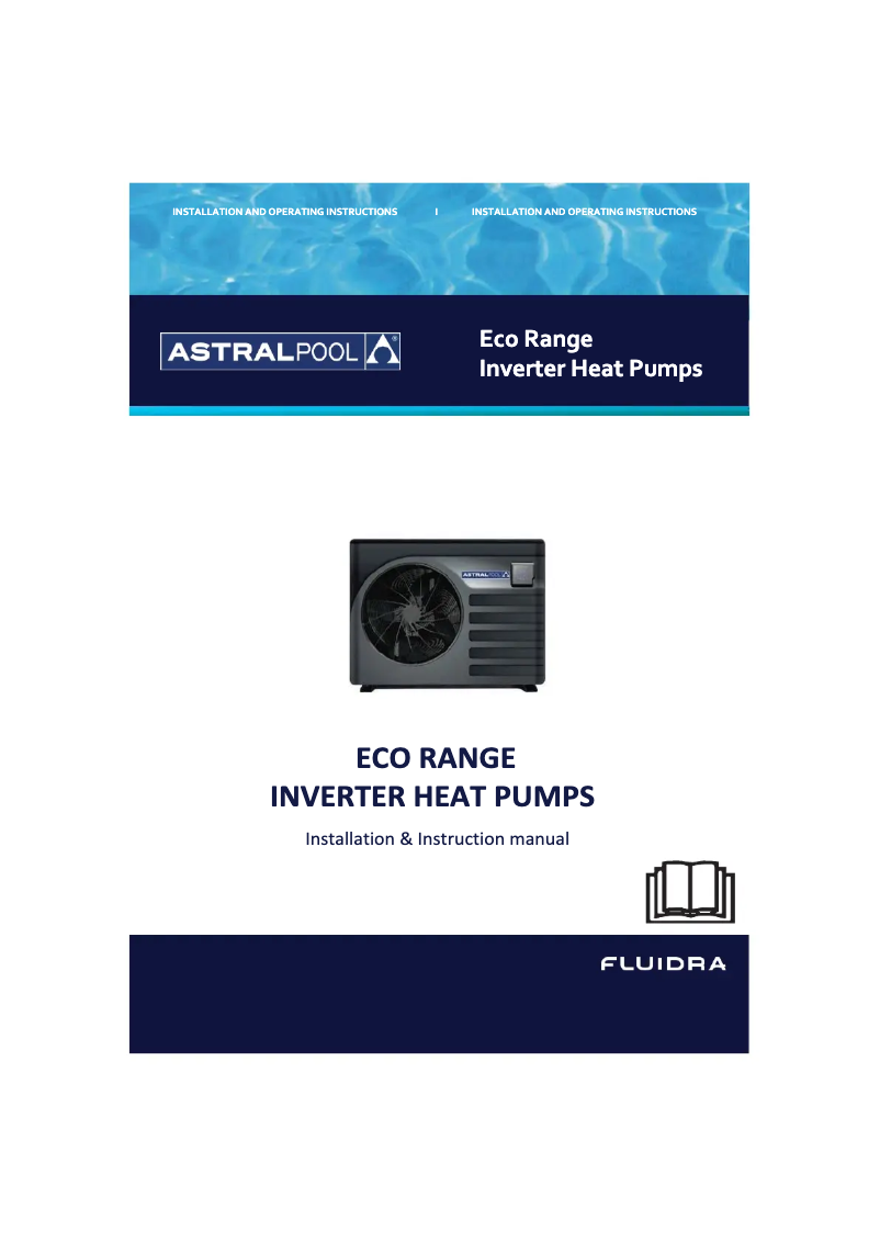 Page 1 de la notice Manuel utilisateur AstralPool Eco Range