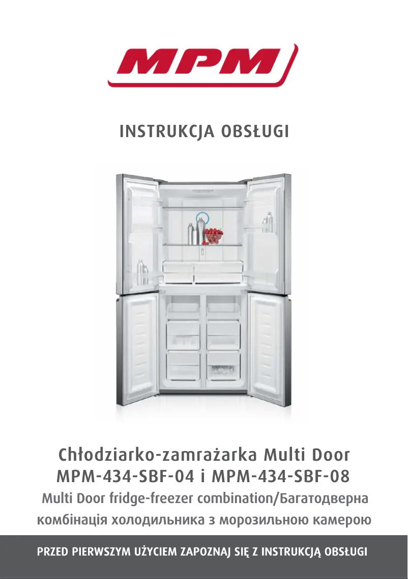 Page 1 de la notice Manuel utilisateur MPM MPM-434-SBF-08