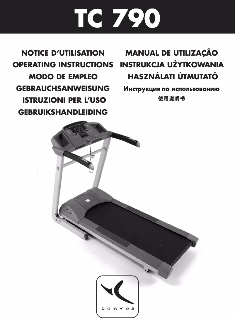 Page n°1 - Manuel utilisateur Domyos TC 790