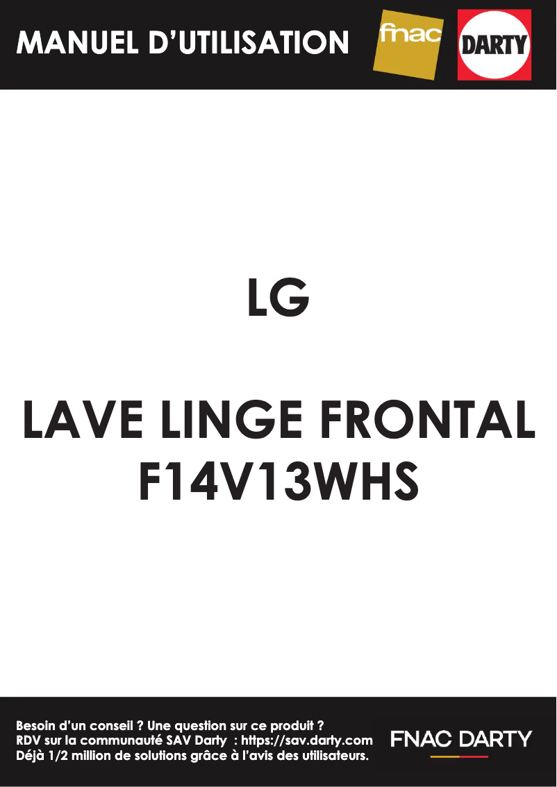 Página 1 del manual Manual de usuario LG F14V13WHS