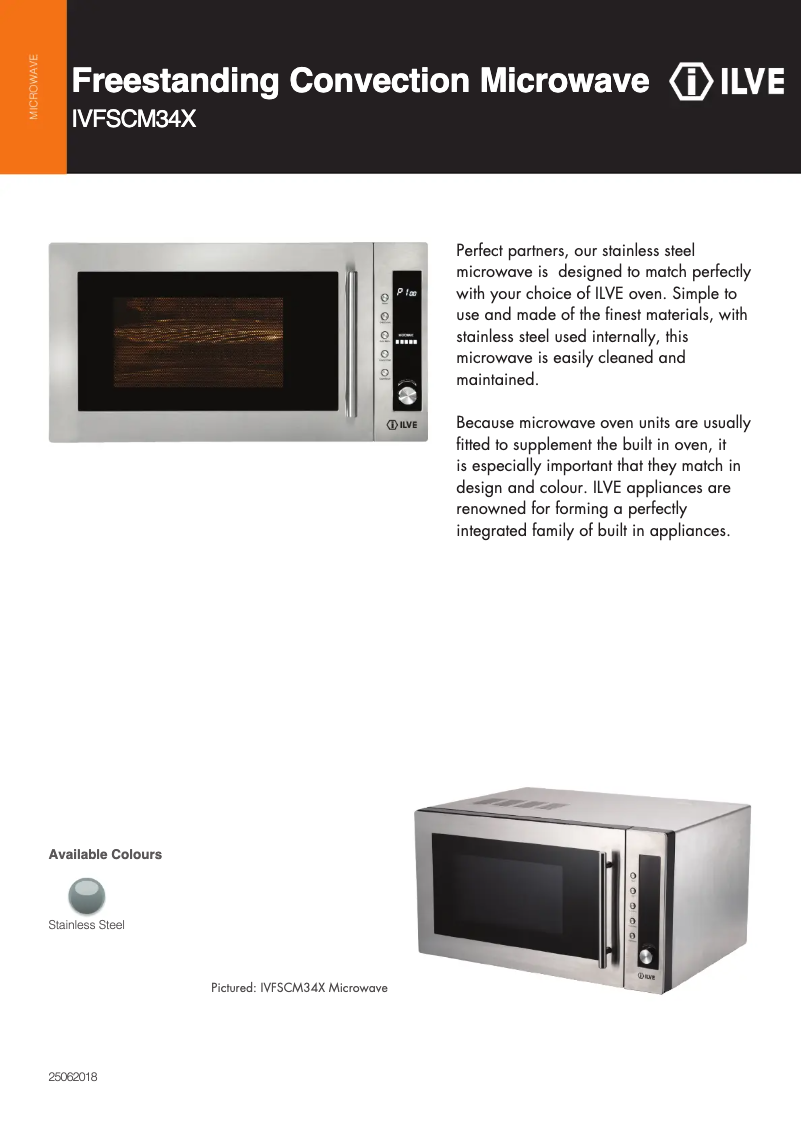 Image de la première page du manuel de l'appareil IVFSCM34X