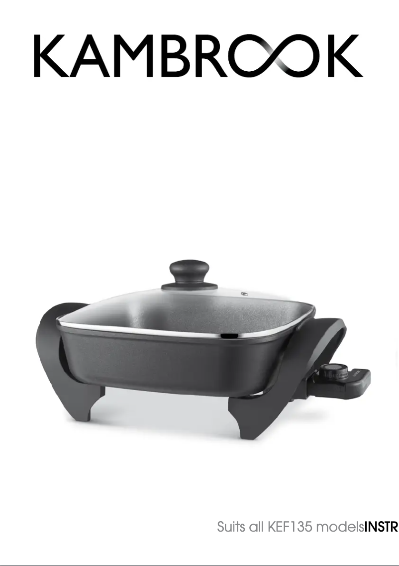 Page 1 de la notice Manuel utilisateur Kambrook Deep Dish KEF135