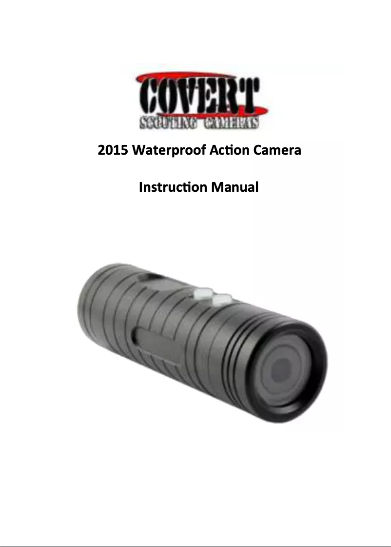 Image de la première page du manuel de l'appareil 2015 Waterproof