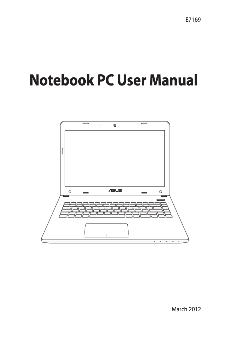 Page n°1 - Manuel utilisateur Asus X401U