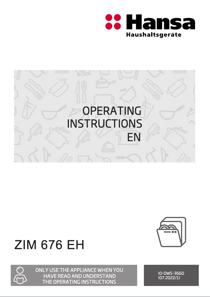 Page 1 de la notice Manuel utilisateur Hansa ZIM 676 EH