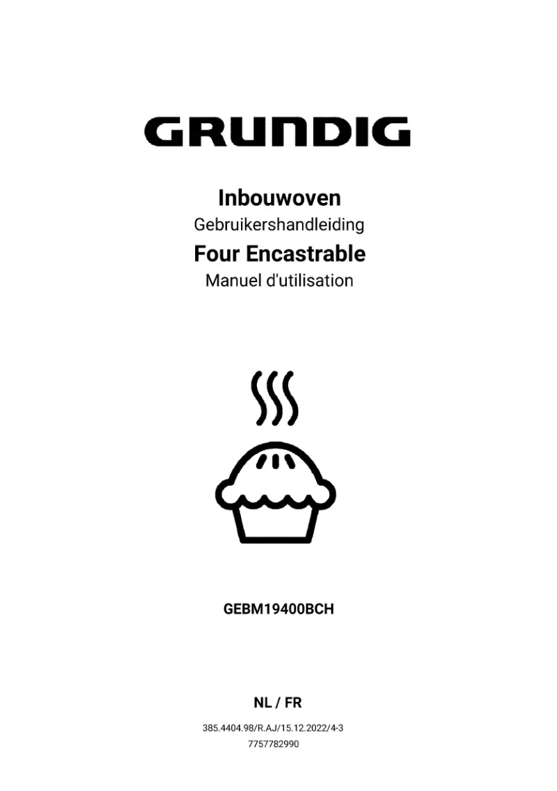 Page n°1 - Manuel utilisateur Grundig GEBM19400BCH