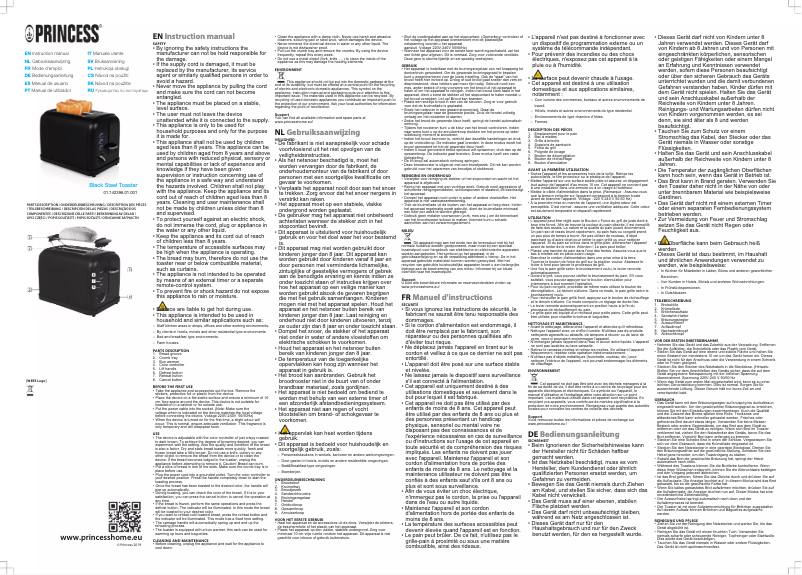 Imagen de la primera página del manual del dispositivo Black Steel 142396