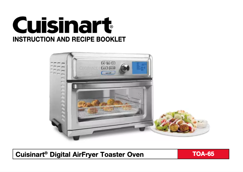 Page 1 de la notice Manuel utilisateur Cuisinart AirFryer TOA-65