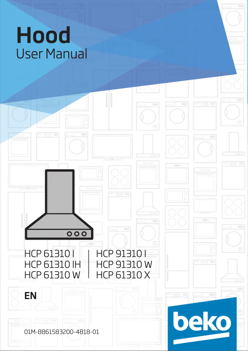 Image de la première page du manuel de l'appareil HCP61310X