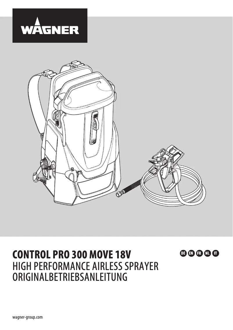 Image de la première page du manuel de l'appareil Control Pro 300 Move 18V