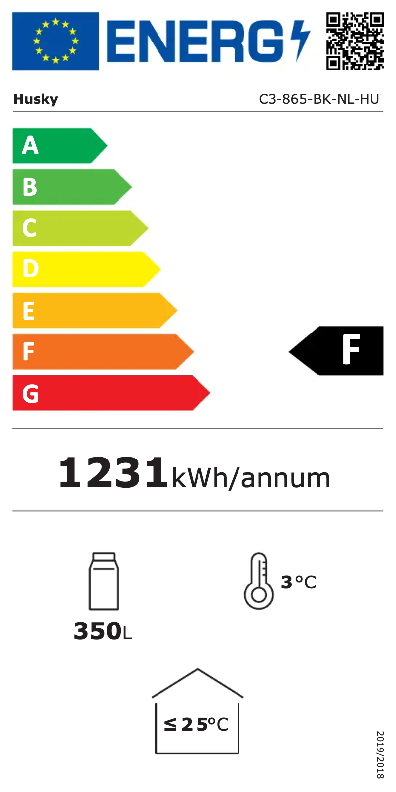 Page n°1 - Label énergétique Husky 905433
