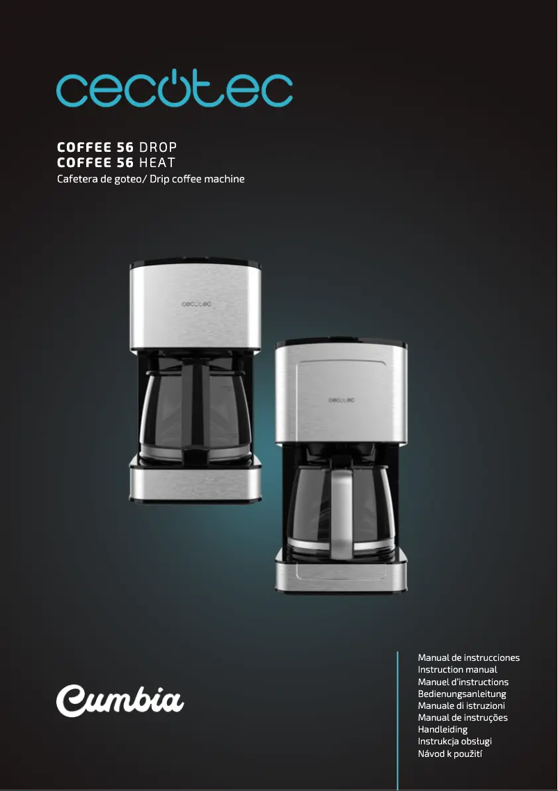 Page n°1 - Manuel utilisateur Cecotec Coffee 56 Drop