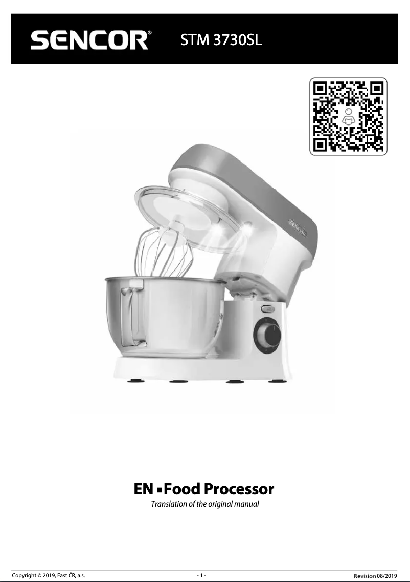 Image de la première page du manuel de l'appareil STM 3730SL