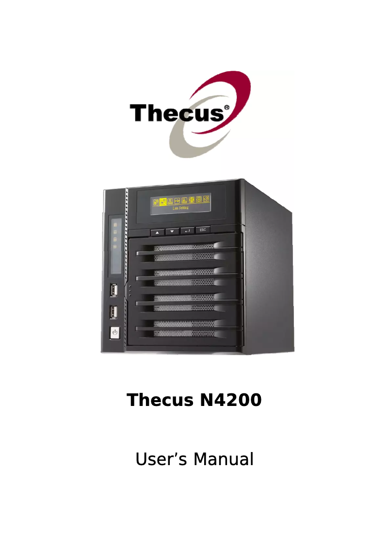 Image de la première page du manuel de l'appareil N4200