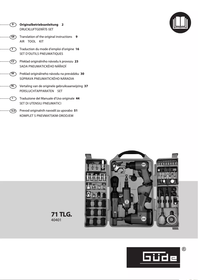 Image de la première page du manuel de l'appareil 40401