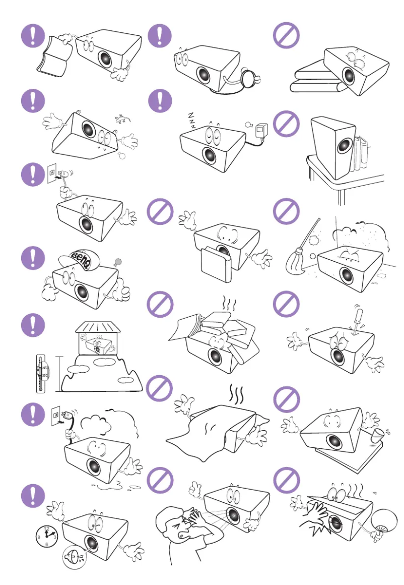 Page n°1 - Guide de démarrage rapide BenQ TS513P