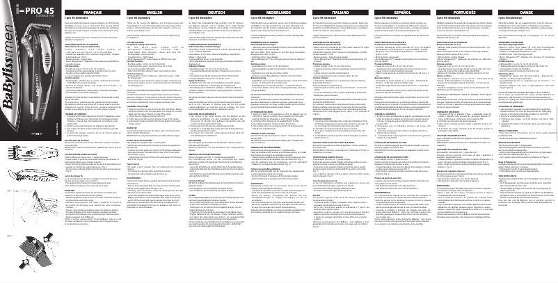 Image de la première page du manuel de l'appareil i PRO 45 Intensive E960E