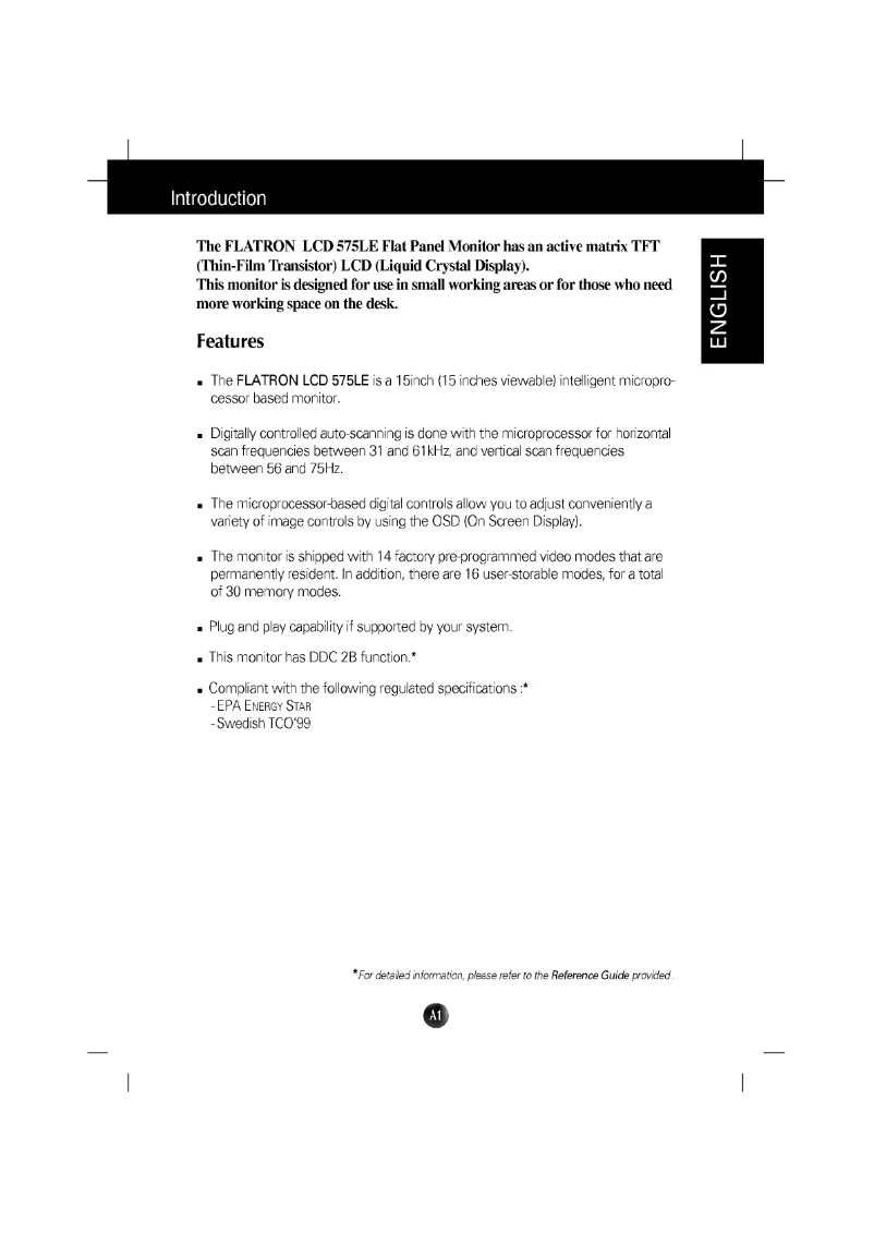Page 1 de la notice Manuel utilisateur LG LB565D