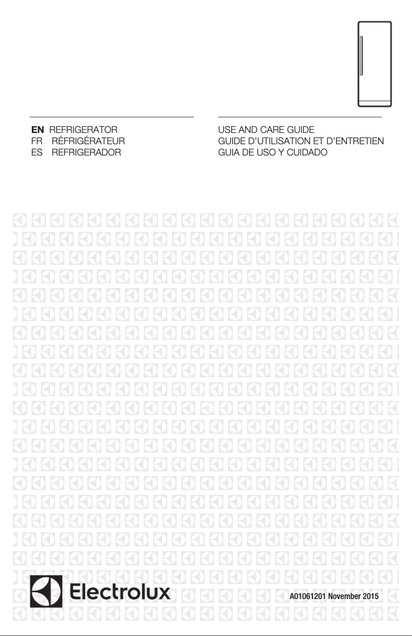 Page 1 de la notice Manuel utilisateur Electrolux EI32AR80QS