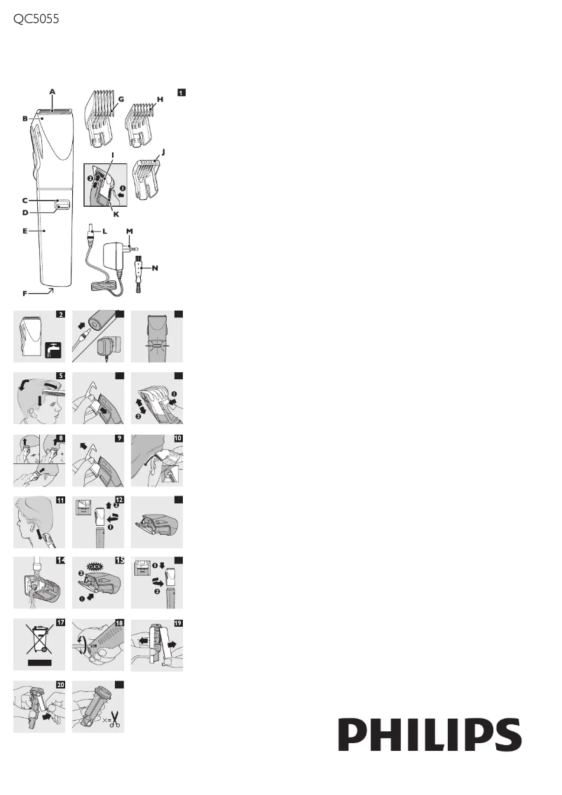 Image de la première page du manuel de l'appareil Series 1000 QC5055