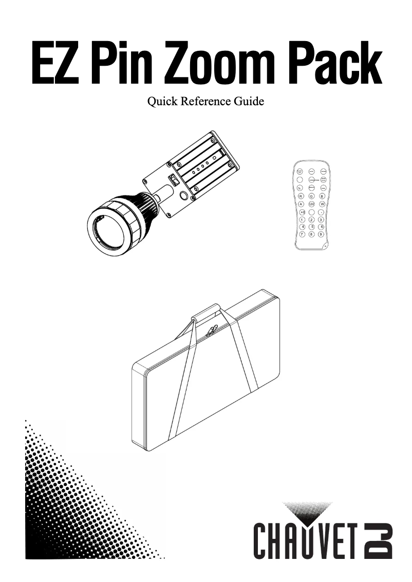 Page n°1 - Manuel utilisateur Chauvet EZ Pin Zoom Pack