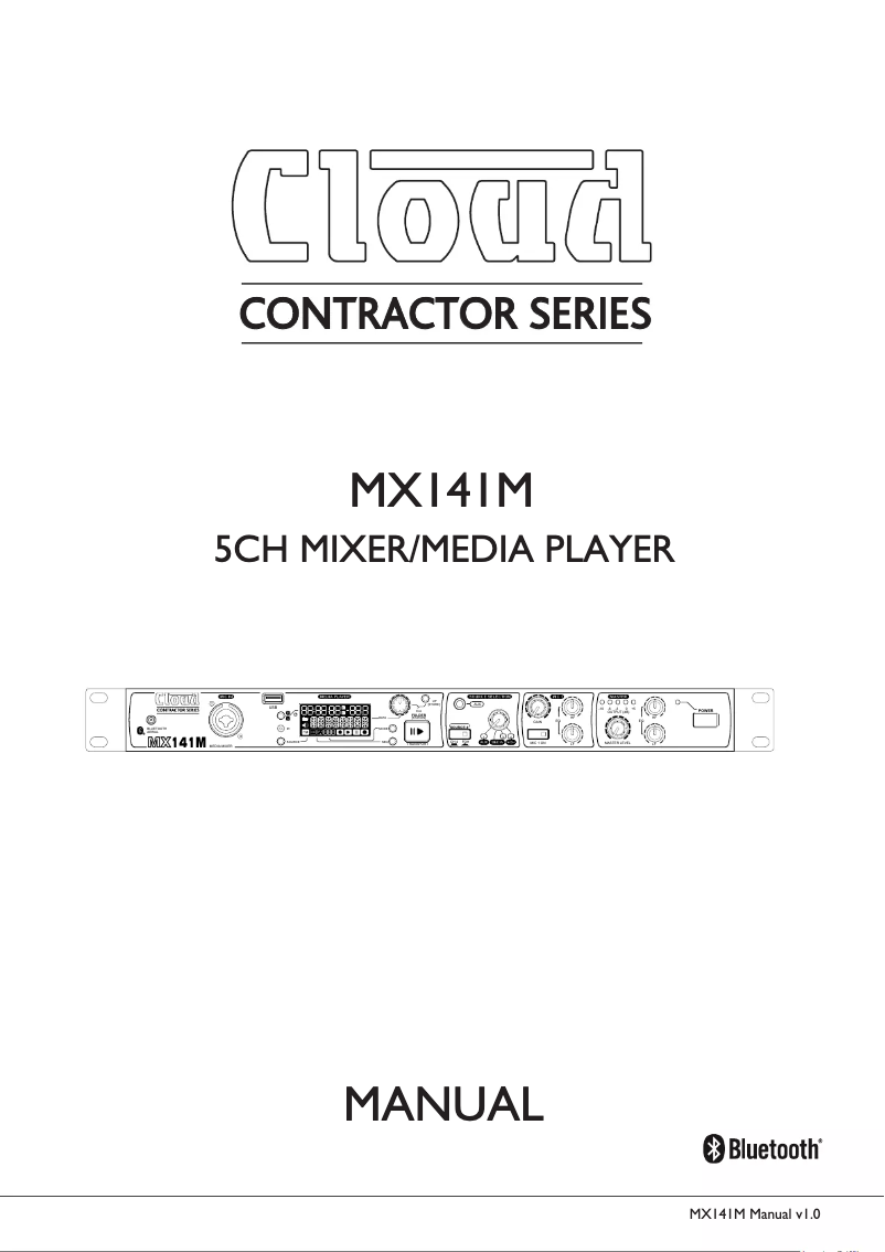 Page n°1 - Manuel utilisateur Cloud MX141M