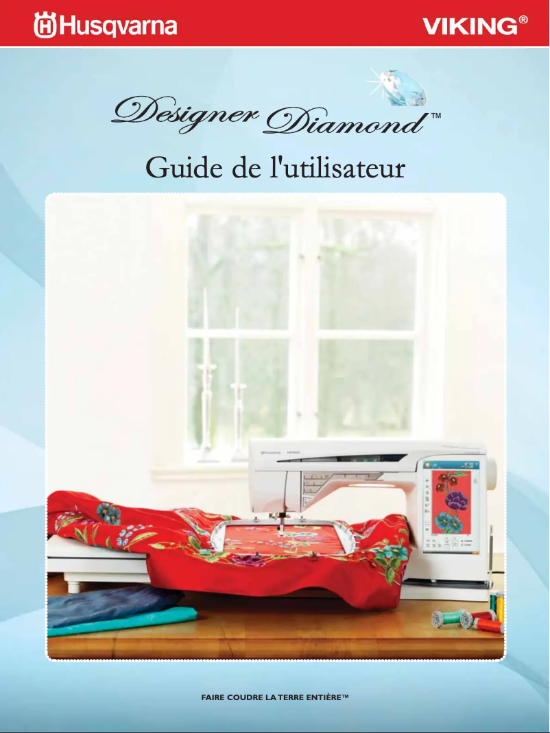 Page 1 de la notice Manuel utilisateur Husqvarna-Viking Designer Diamond