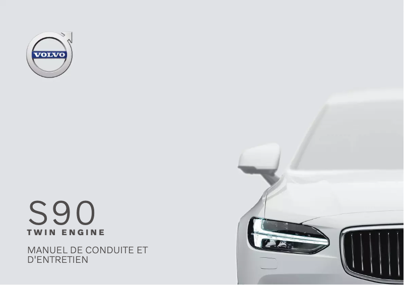 Page 1 de la notice Manuel utilisateur Volvo S90 Twin Engine (2019)