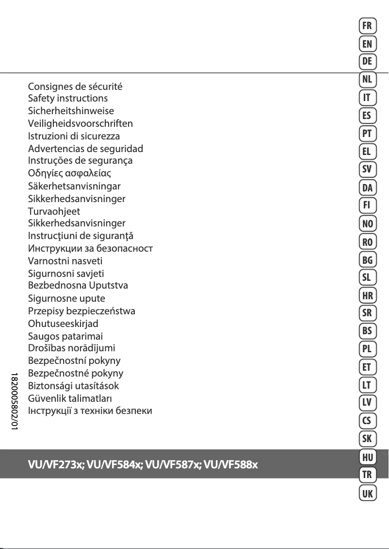 Page 1 de la notice Manuel utilisateur Rowenta Turbo Silence Extreme Plus VU2730