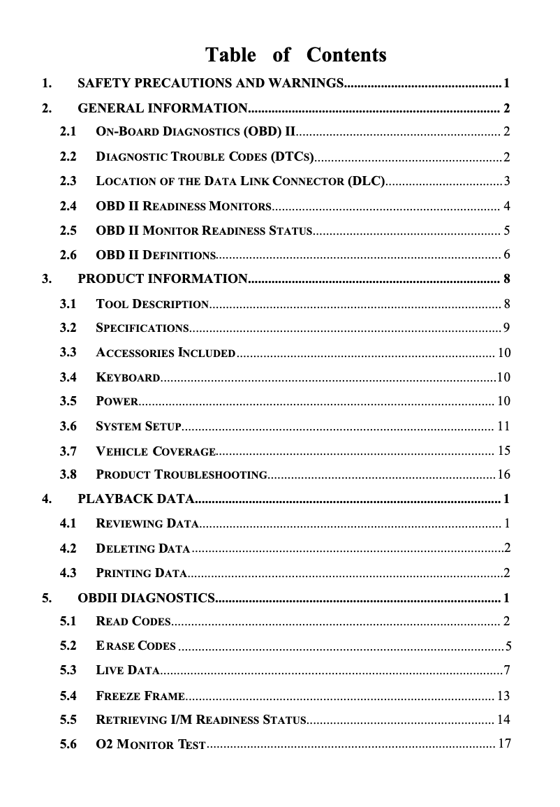 Página 1 del manual Manual de usuario Autel MaxiService MST505