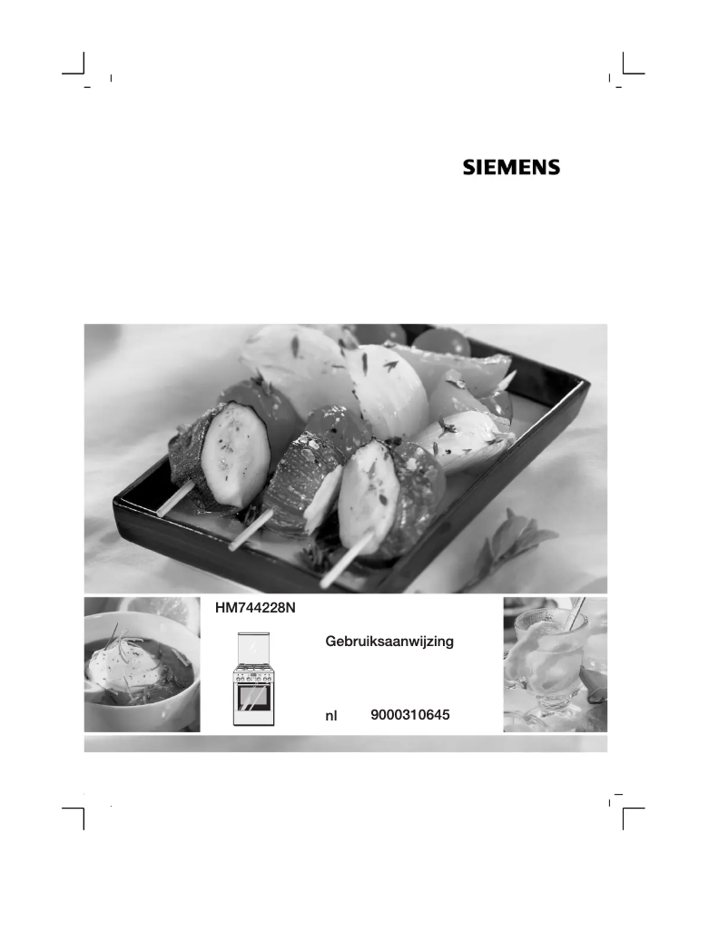 Page n°1 - Manuel utilisateur Siemens HM744228N