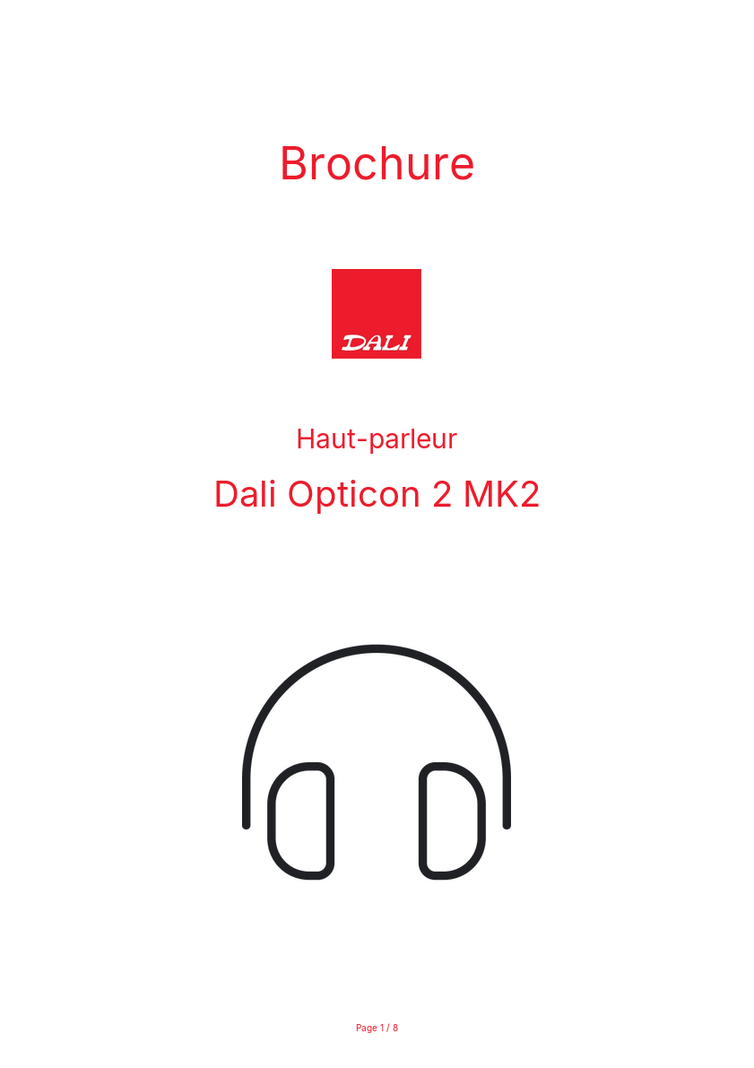 Image de la première page du manuel de l'appareil Opticon 2 MK2