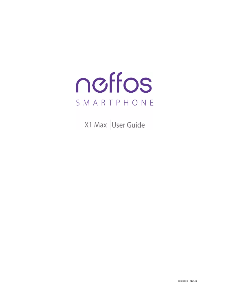 Page 1 de la notice Manuel utilisateur TP-Link Neffos X1 Max