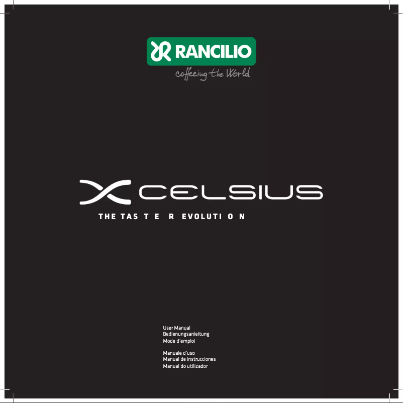 Page 1 de la notice Manuel utilisateur Rancilio Classe 11 Xcelsius