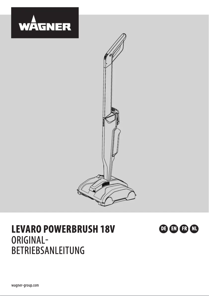 Page 1 de la notice Manuel utilisateur Wagner Levaro Powerbrush 18V